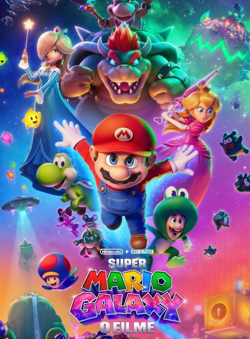 Super Mario Galaxy: O Filme decepciona ao trocar nostalgia por uma aventura genérica